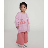 Baby Girls My Boxy Cotton Rolled Edge Wide Leg Pants