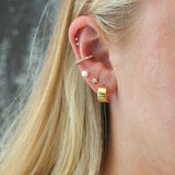 Star Crystal Stud Earrings