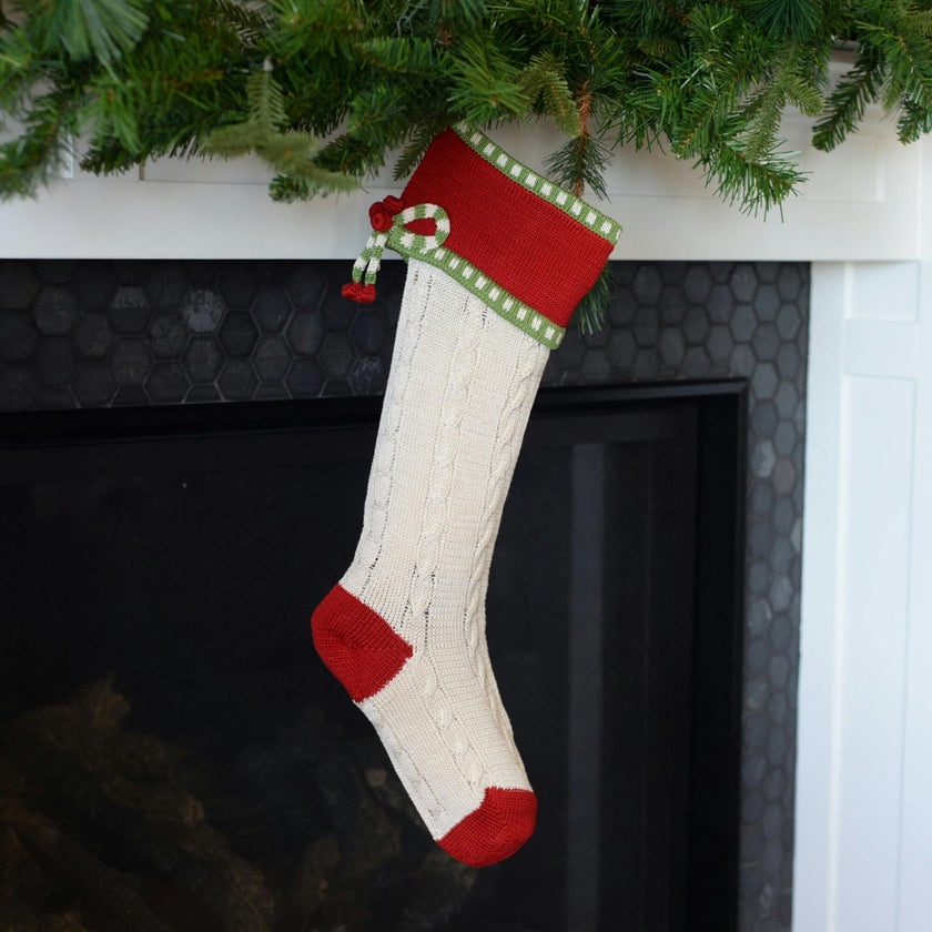 Cable with Bow Stocking