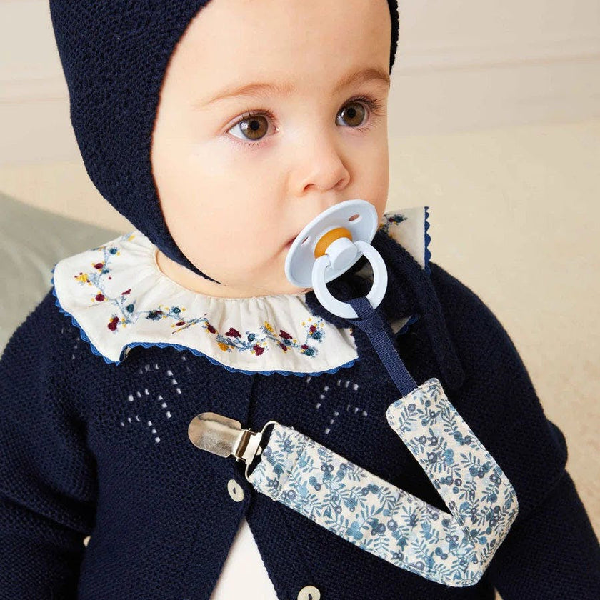 Openwork Cardigan in Navy (6mths-10yrs)