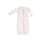 White Heart Balloon Converter Gown