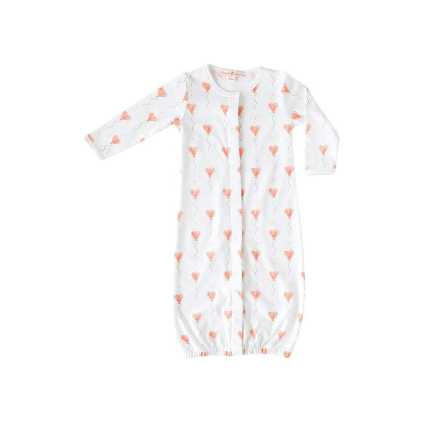 White Heart Balloon Converter Gown