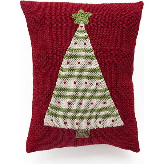 Striped Tree Mini Pillow