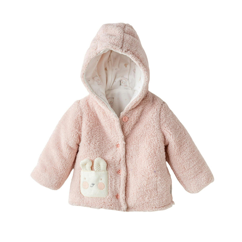 Pink Knit Bunny Welsoft Coat