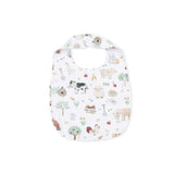 Cute Farm Animals Uni - 2 Way Zipper Footie, Swaddle  & Bandana Bib Set