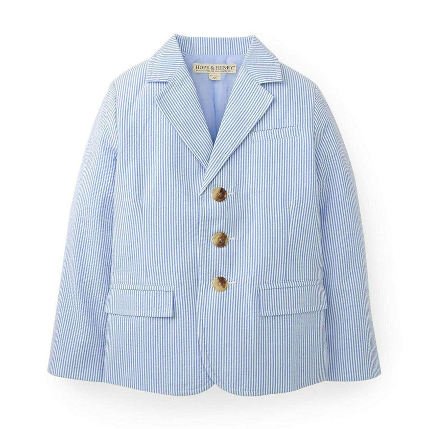 Organic Seersucker Suit Jacket