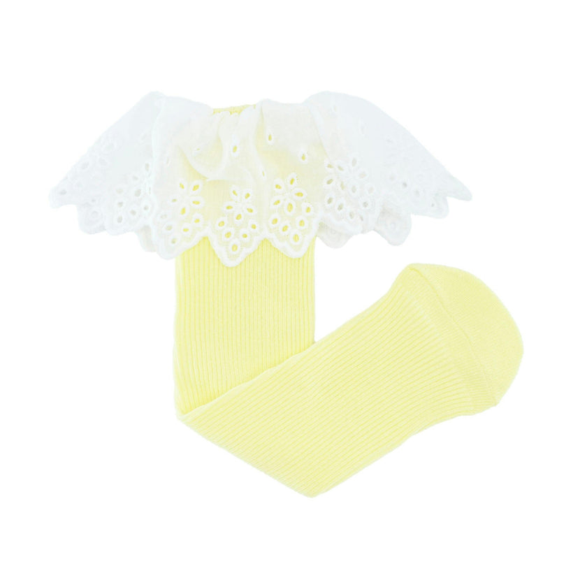White Trim Skirt Socks