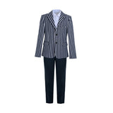 Navy Arthur Striped Tailored Suit
