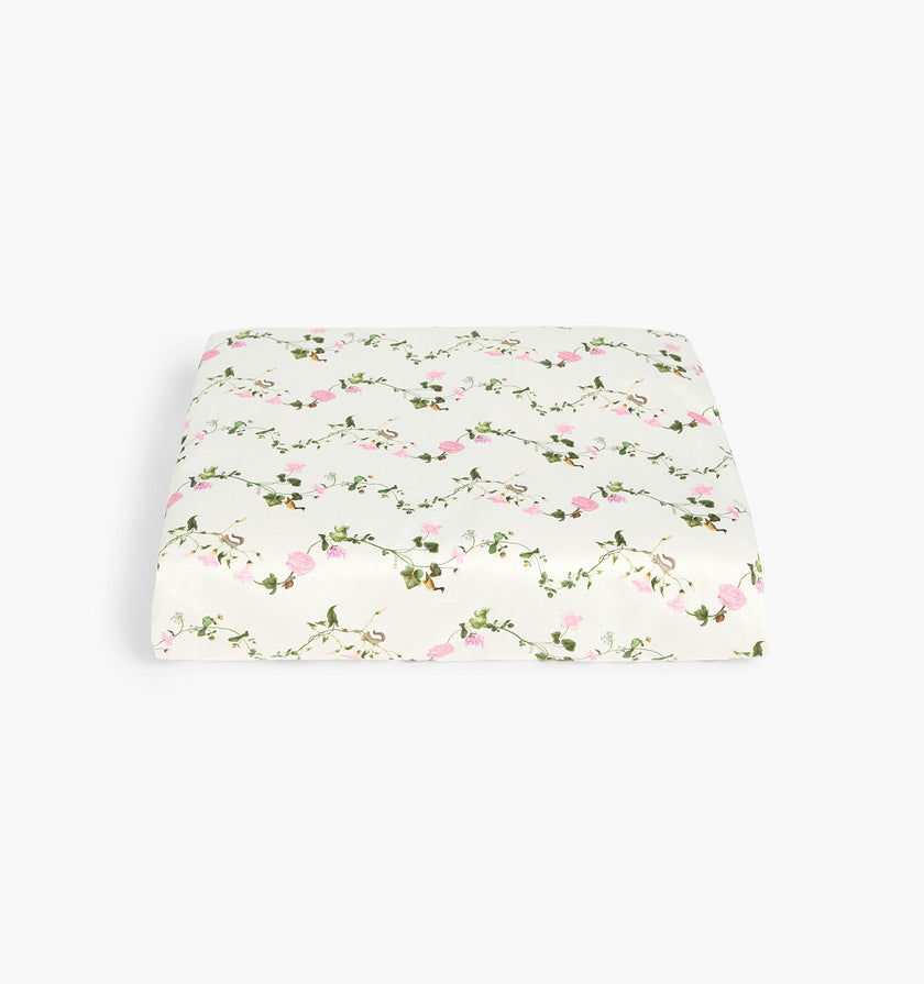 The Fitted Sheet - Pink Pond Floral