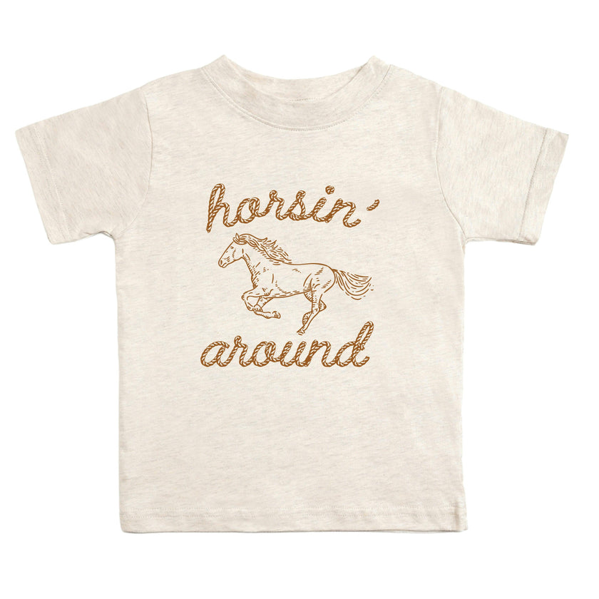 Horsin' Around Western Short Sleeve T-Shirt