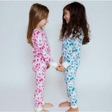 Print Long Sleeve Cuffed Pajamas