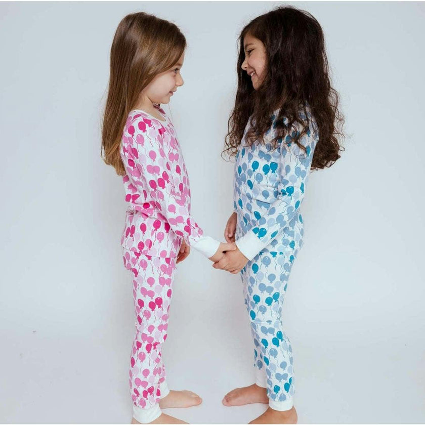 Print Long Sleeve Cuffed Pajamas