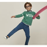 "Wow" Retro Vibes Sweater