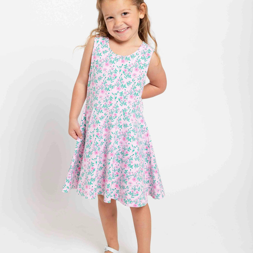 Floral Print Twirl Dress