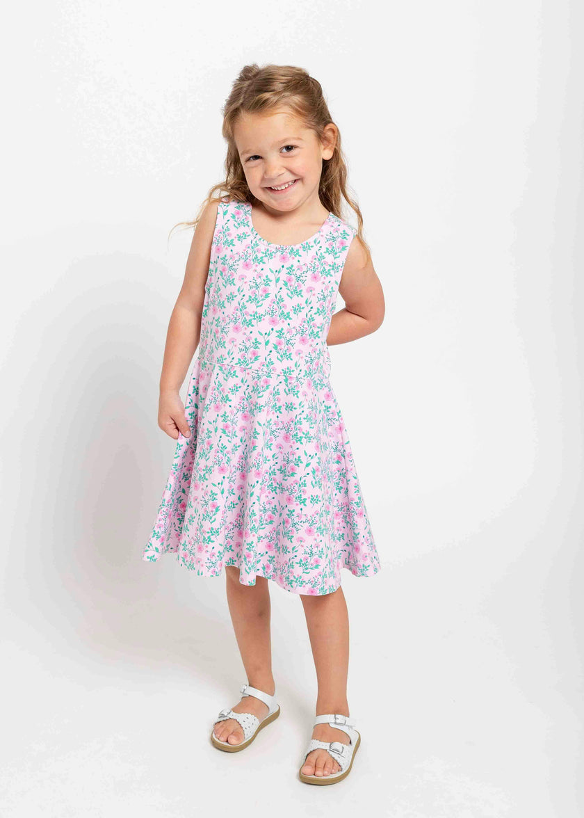 Floral Print Twirl Dress