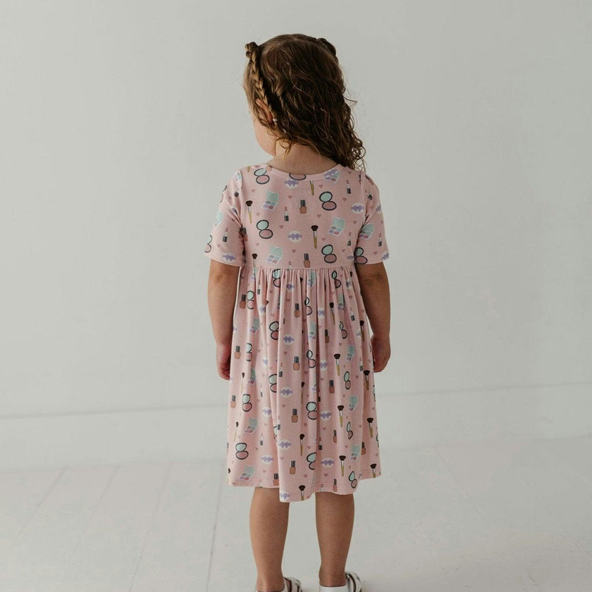 Short Sleeve Henley Dress