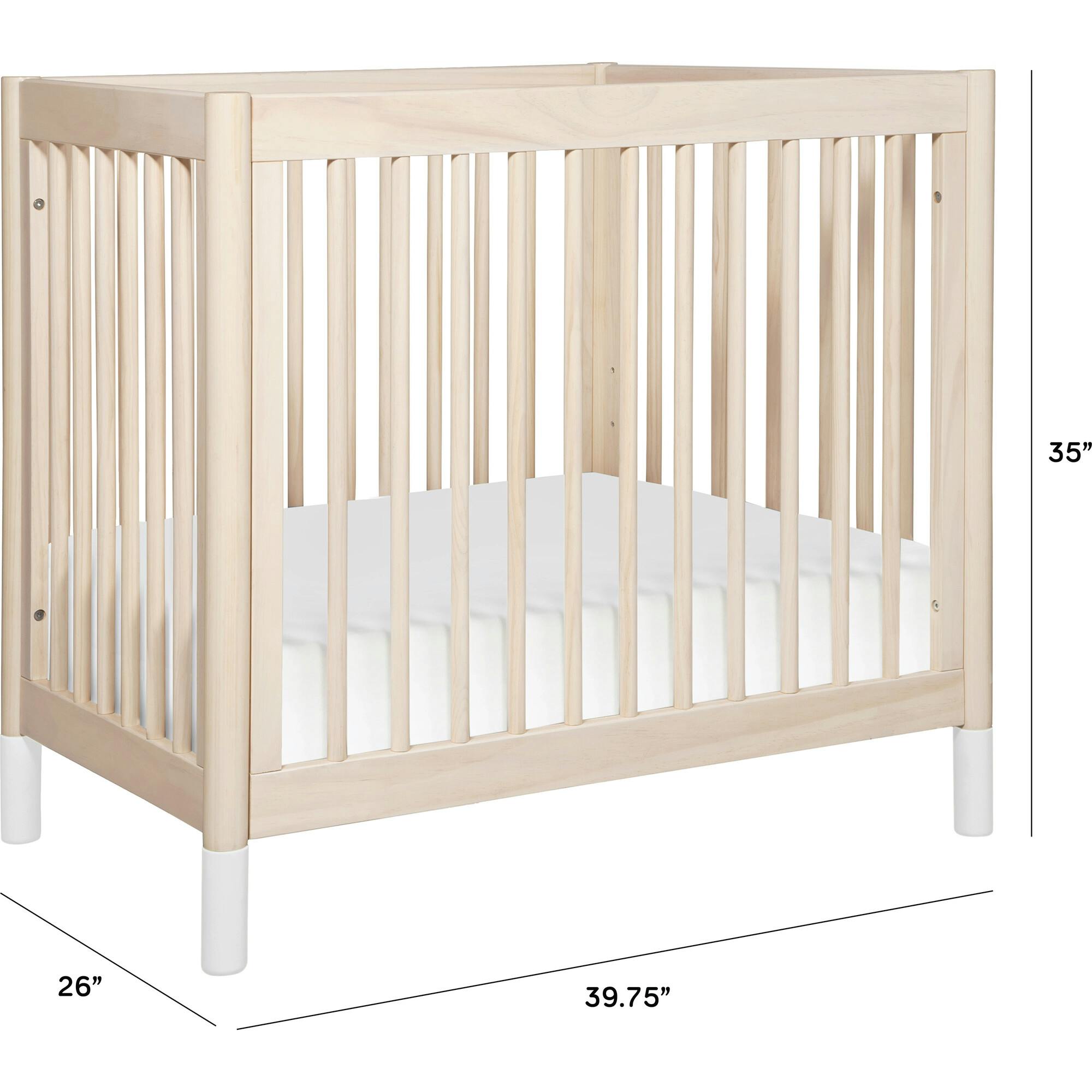 Gelato 4-in-1 Convertible Mini Crib and Twin bed
