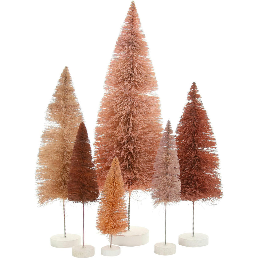 Rainbow Trees Set of 6