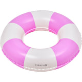 Mini Tube Pool Ring: Zest Magenta Stripe