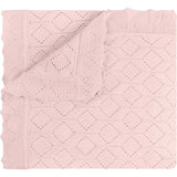 Lux Pointelle Knit Blanket