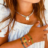 Kids Yellow Gummy Bear Rainbow Bracelet