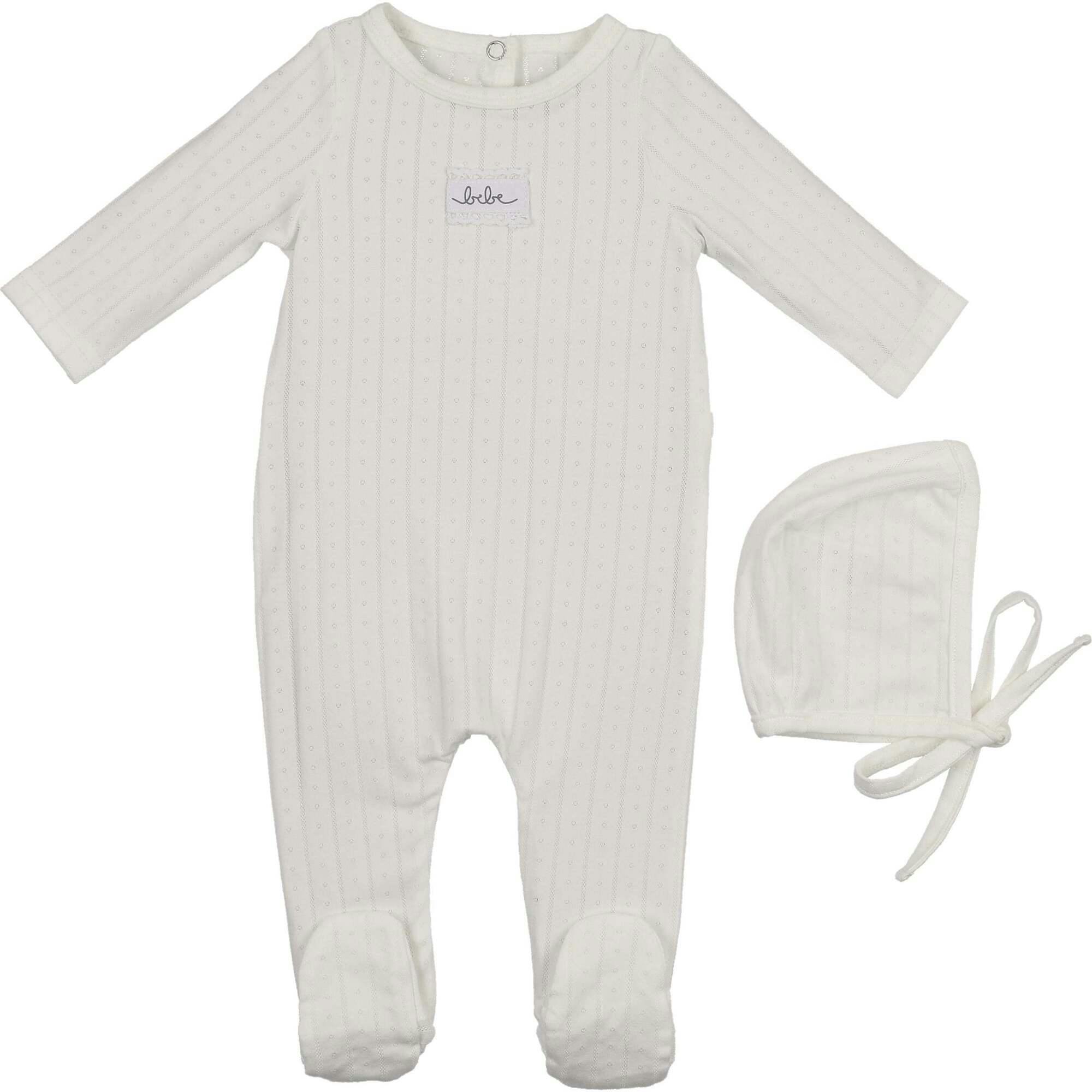 Bebe Pointelle Footie