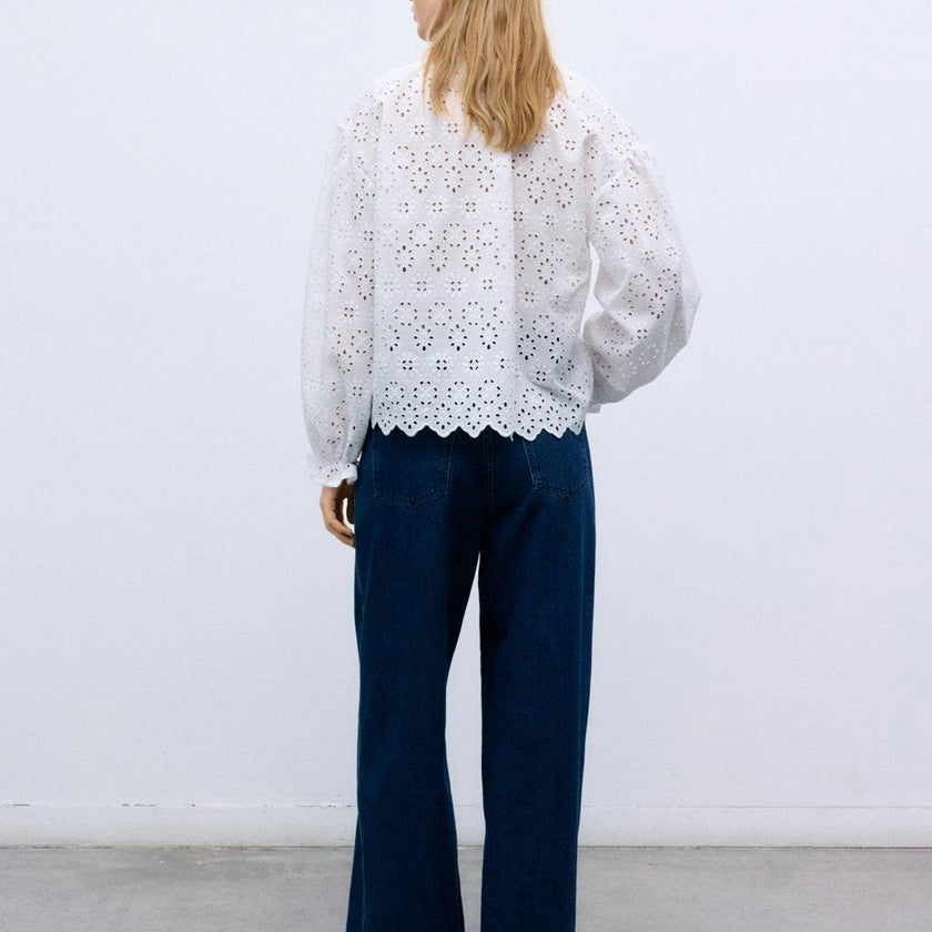 Sakura Woman Blouse Pure Cloud