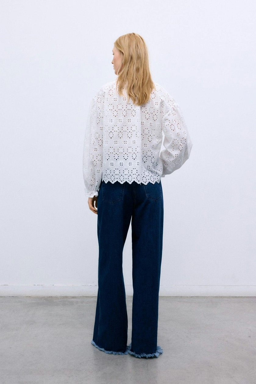 Sakura Woman Blouse Pure Cloud