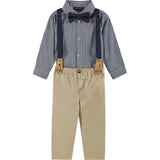 Infant Buttondown Suspenders Set