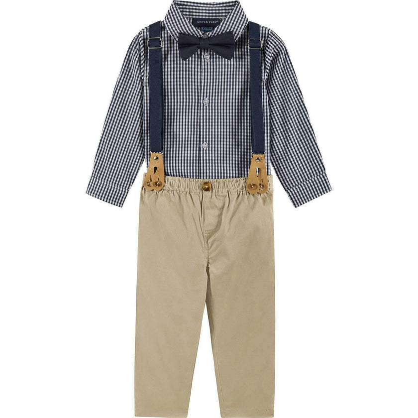 Infant Buttondown Suspenders Set