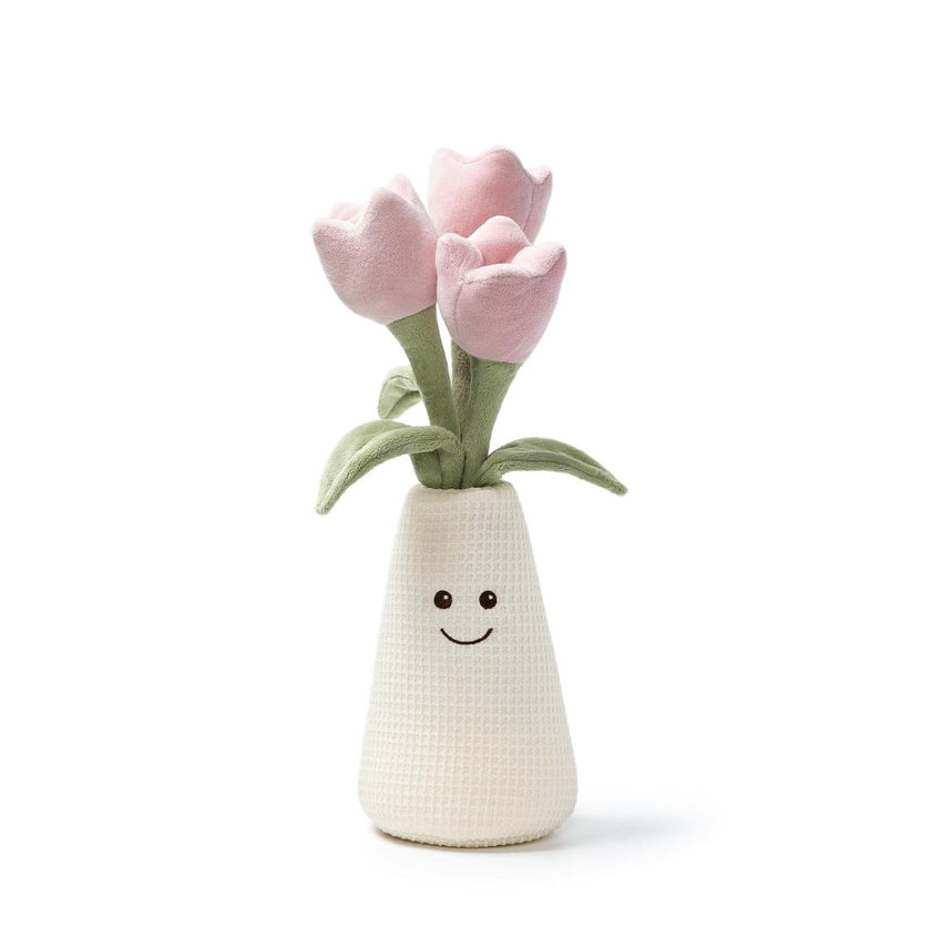 McHugs Elegant Tulip Vase Plant Stuffed Plushie 30cm