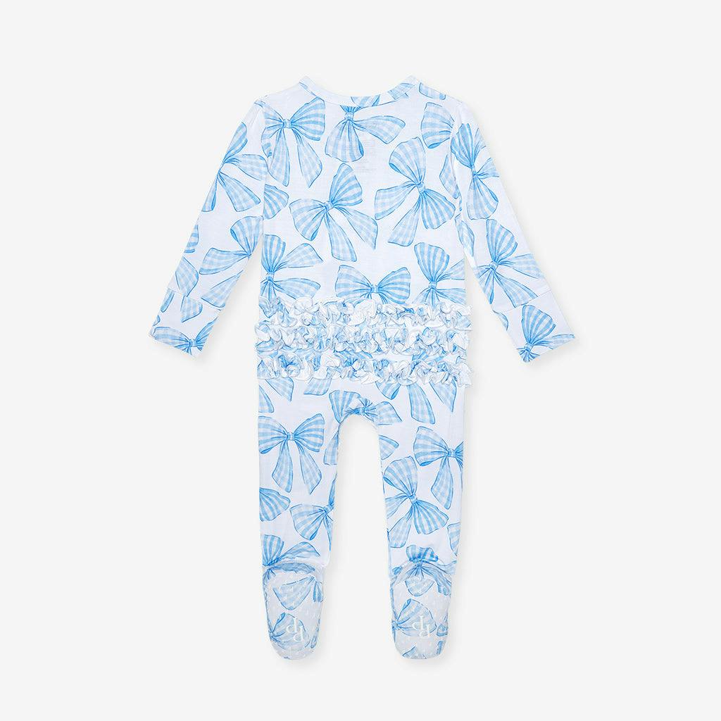 Edda Footie Ruffled Zippered One Piece