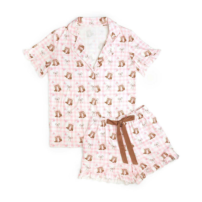 Coquette Cowgirl Western Women's Lounge Set