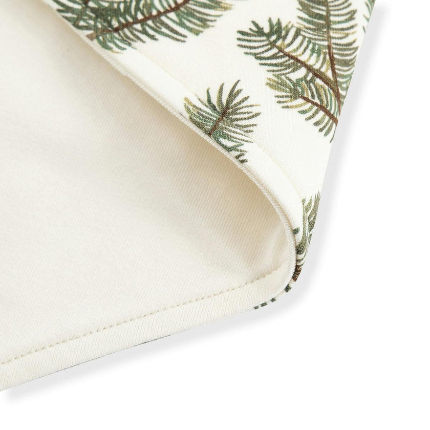 Pine Brushed Kerchief Bib