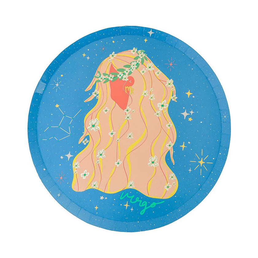 Zodiac Virgo Dinner Plates