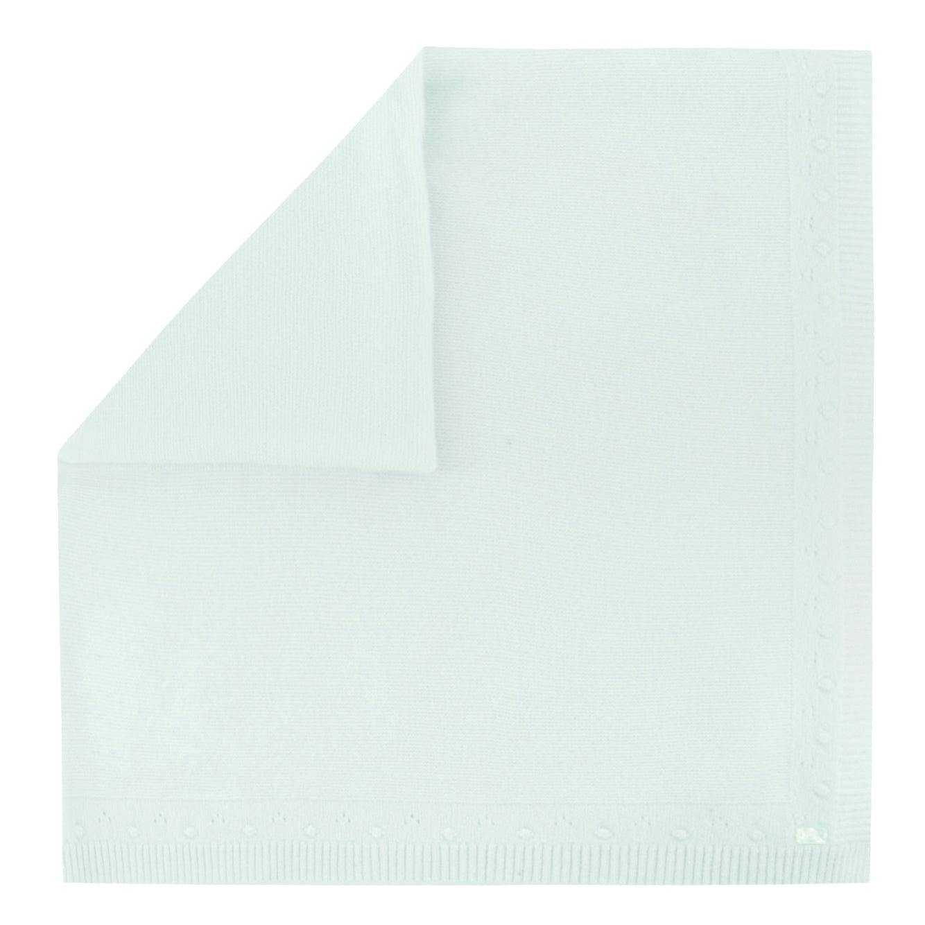 TARTINE ET CHOCOLAT Knit Baby Blanket - Bleu Ciel