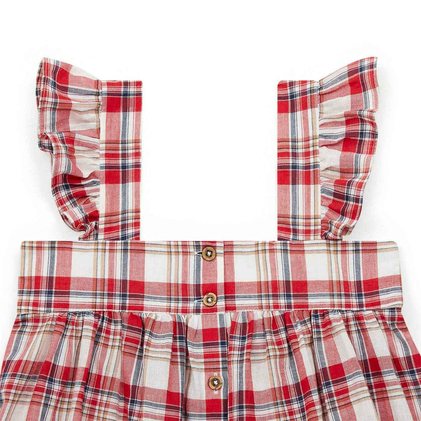 BONTON Elisa Plaid Swing Top