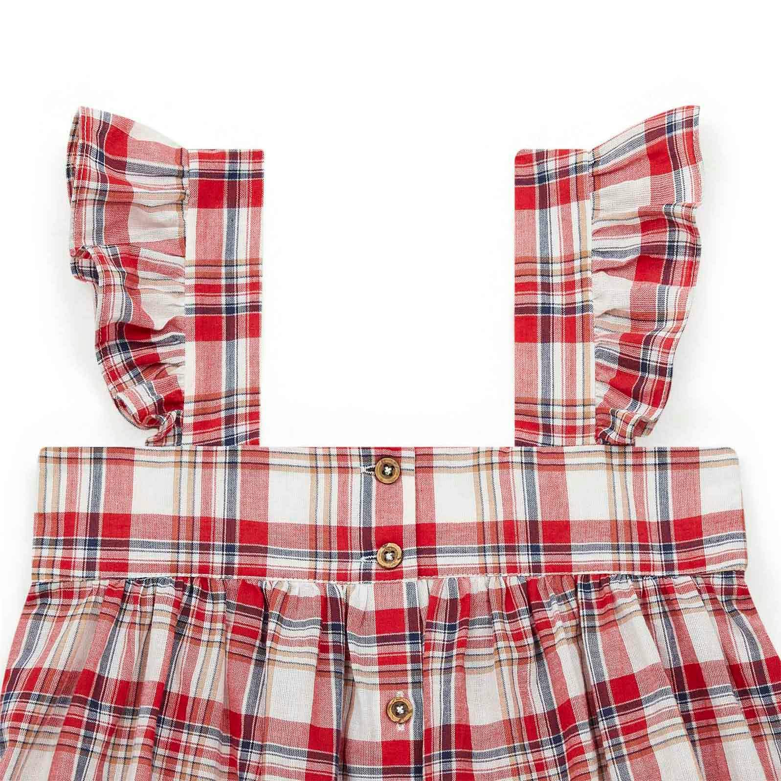 BONTON Elisa Plaid Swing Top