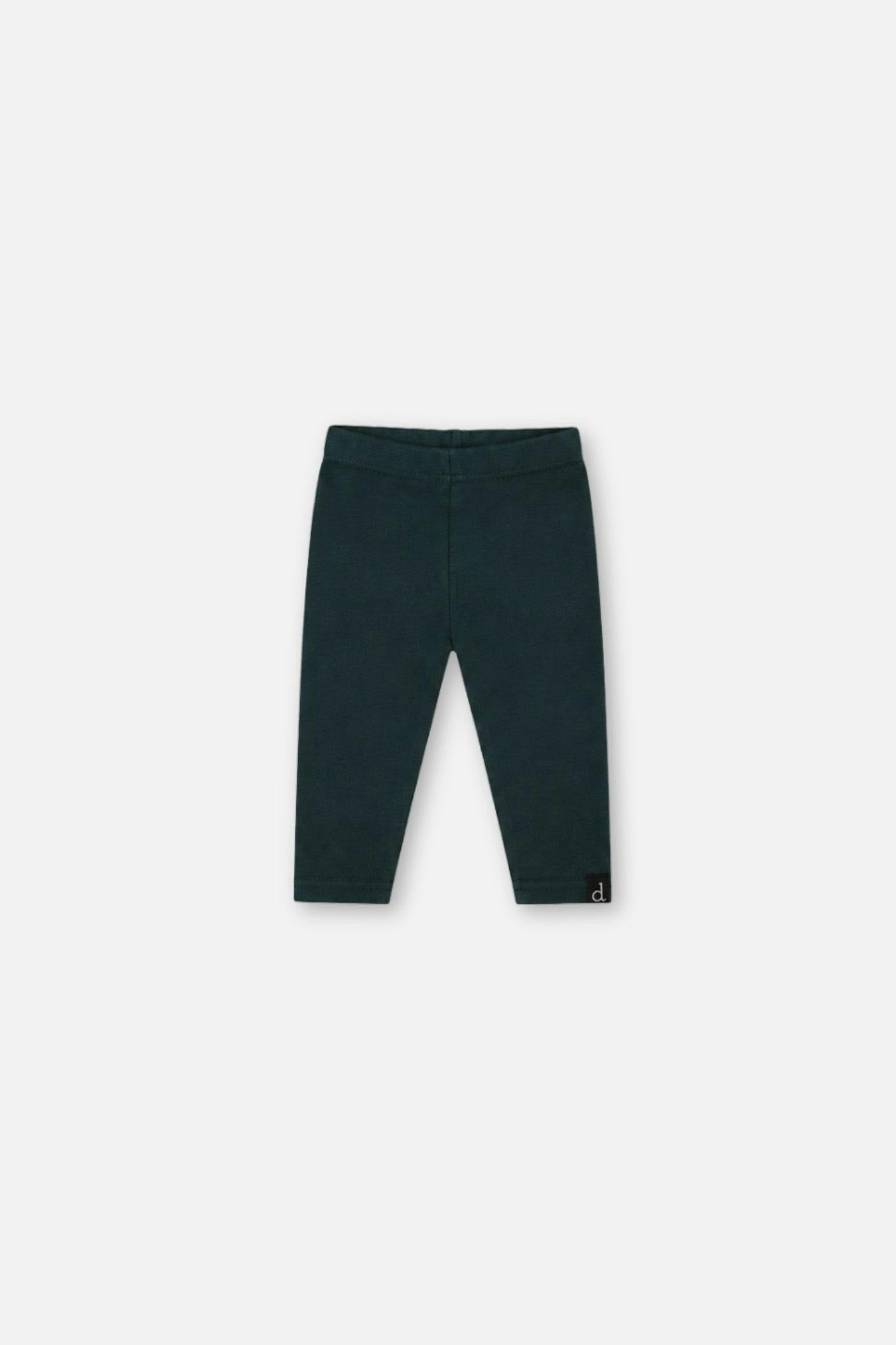 Baby Rib Leggings Jasper Printed Green