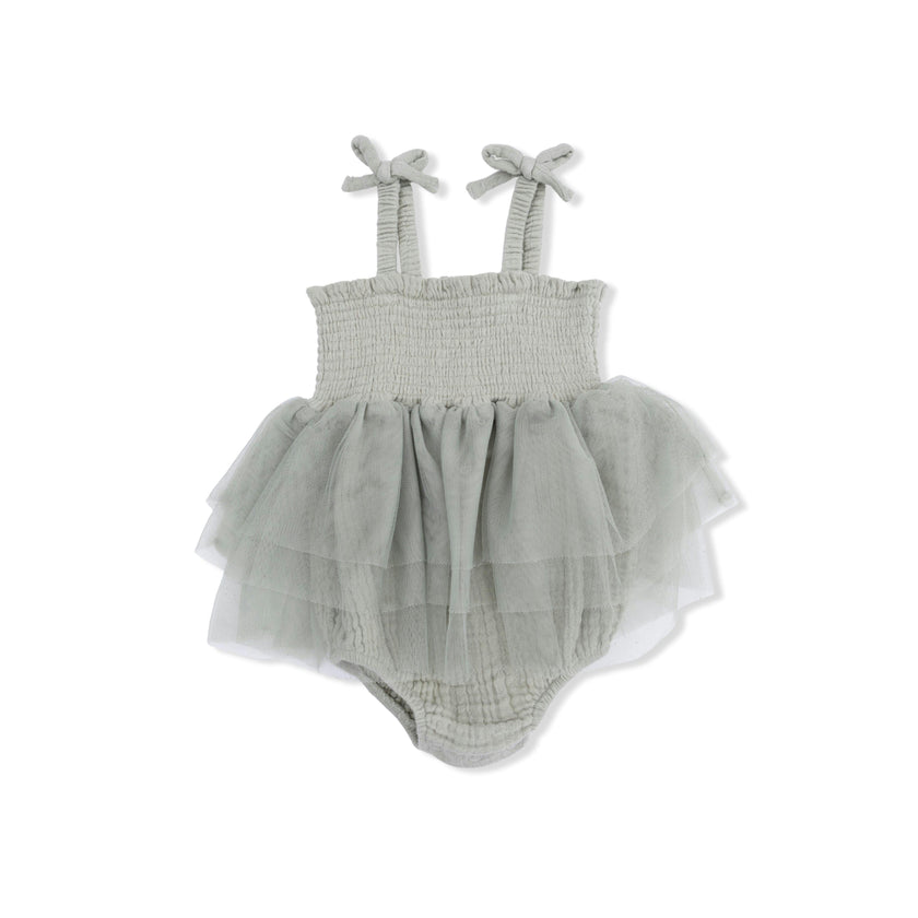 Solid Muslin Desert Green - Tutu Bubble