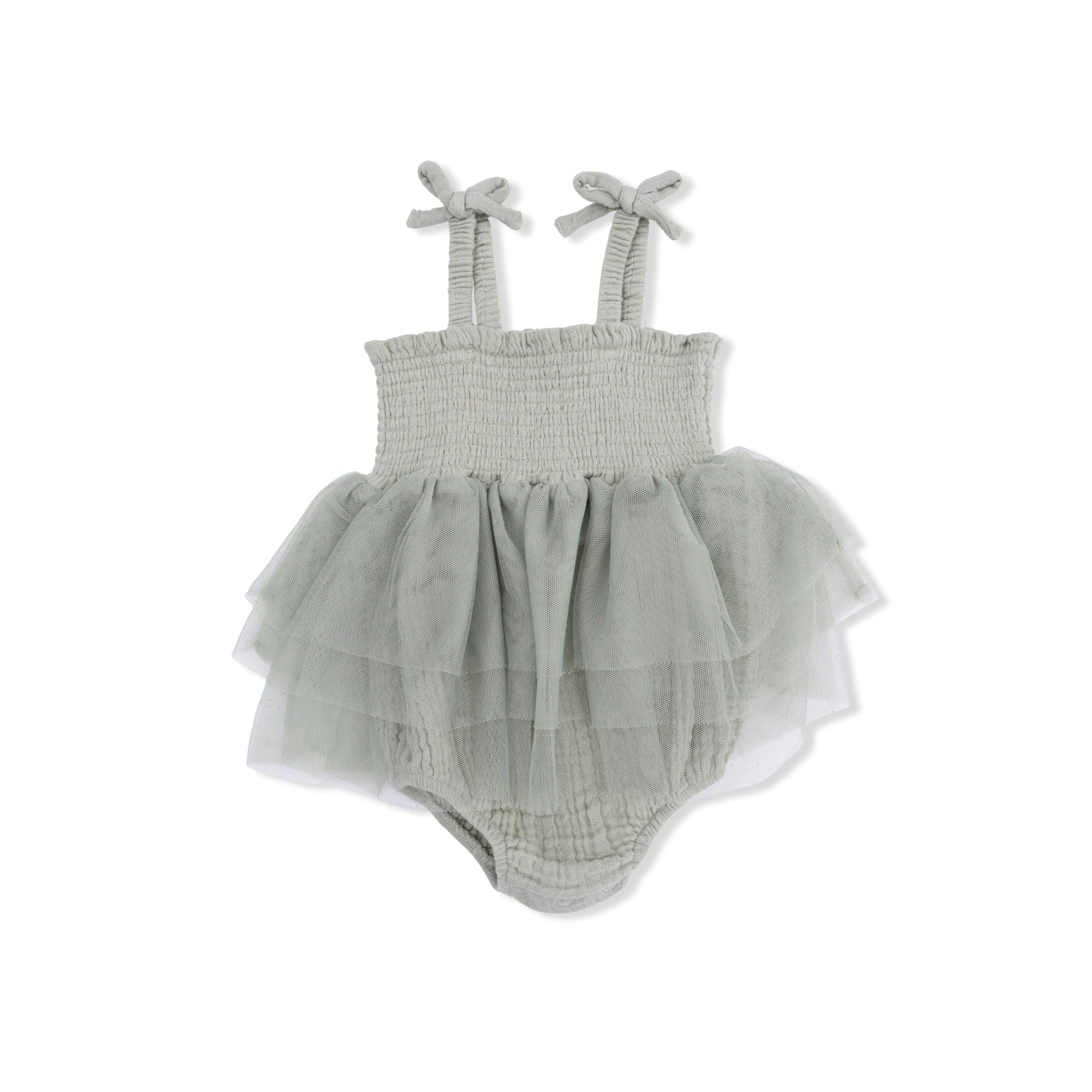 Solid Muslin Desert Green - Tutu Bubble