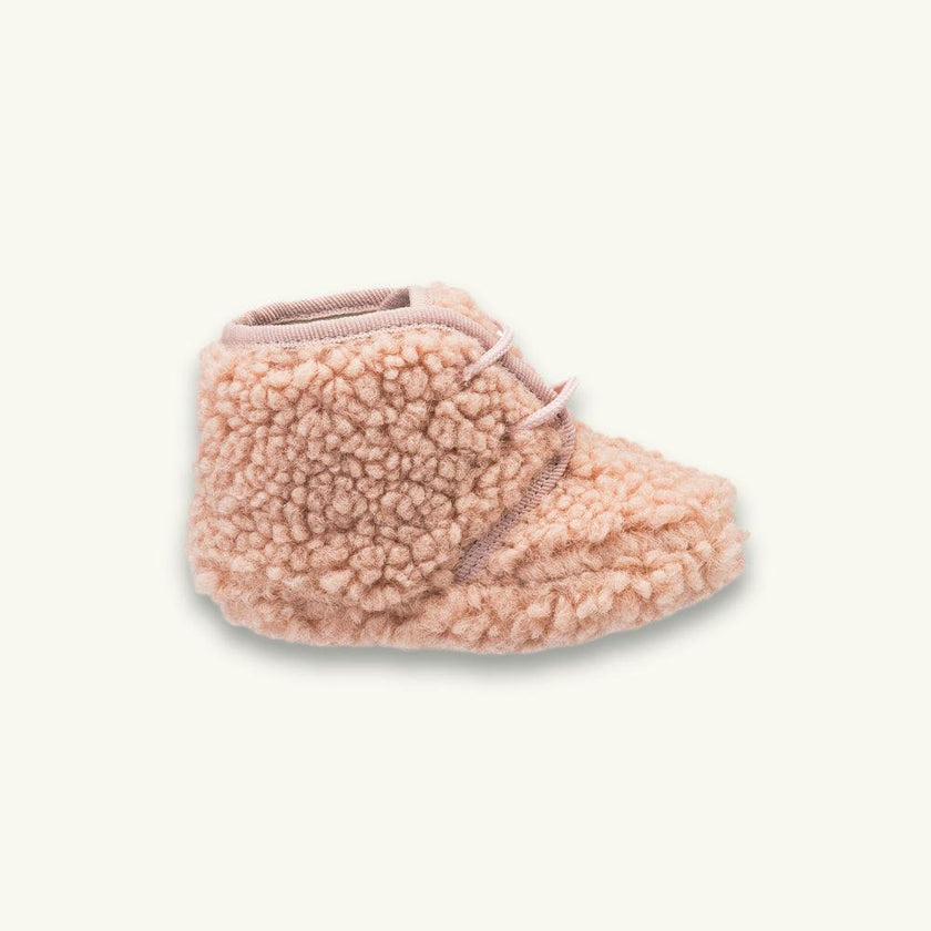 Baby Shearling Bootie | Pink