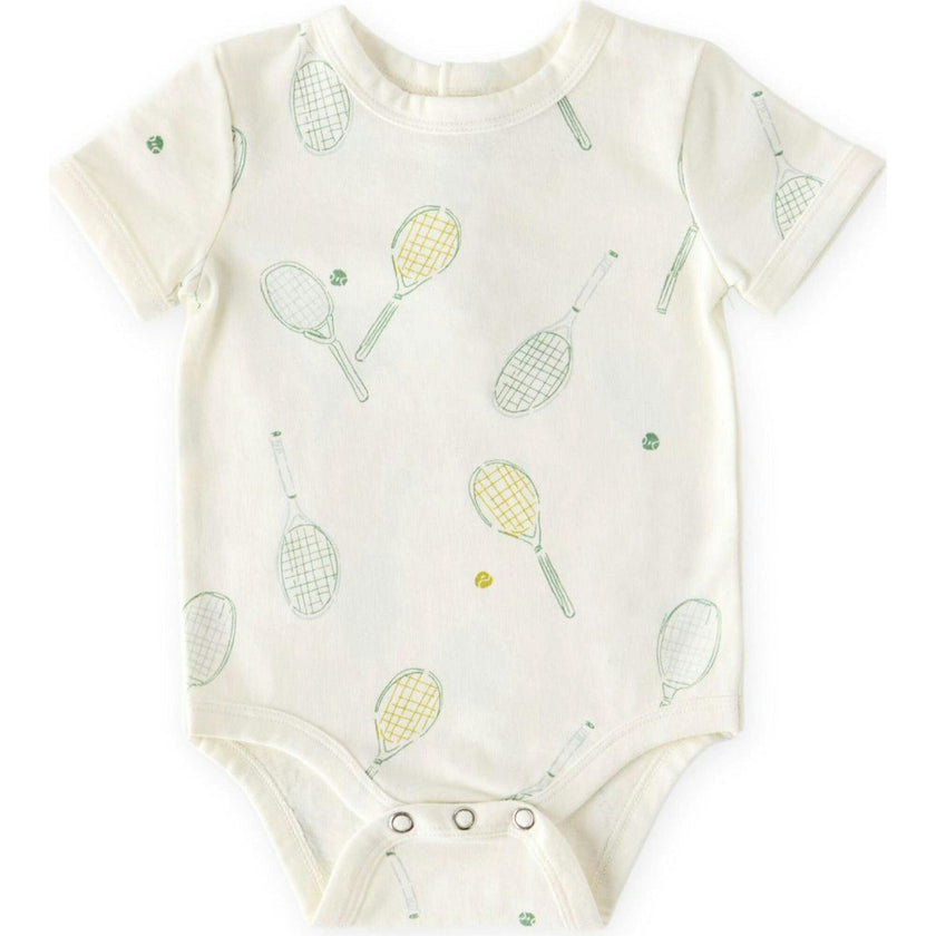 Short Sleeve Henley One-Piece
