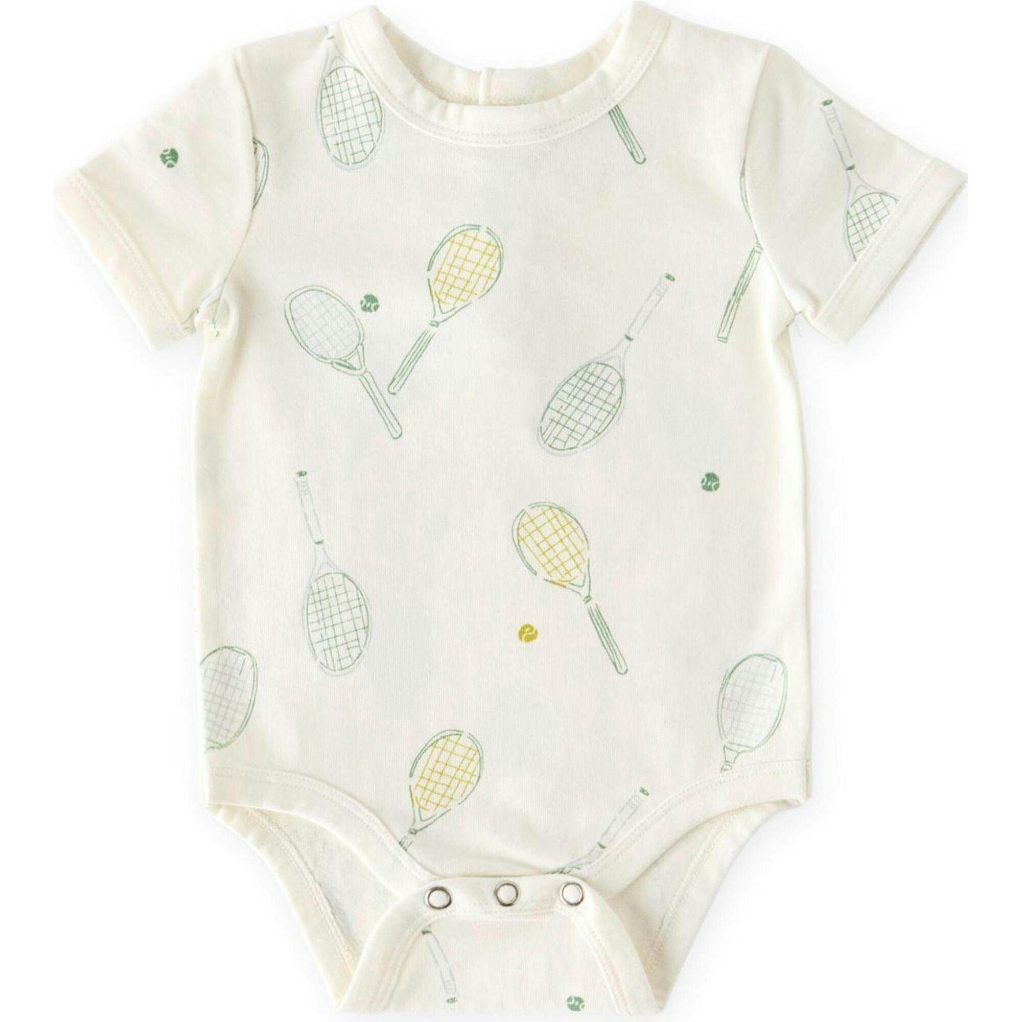 Short Sleeve Henley One-Piece