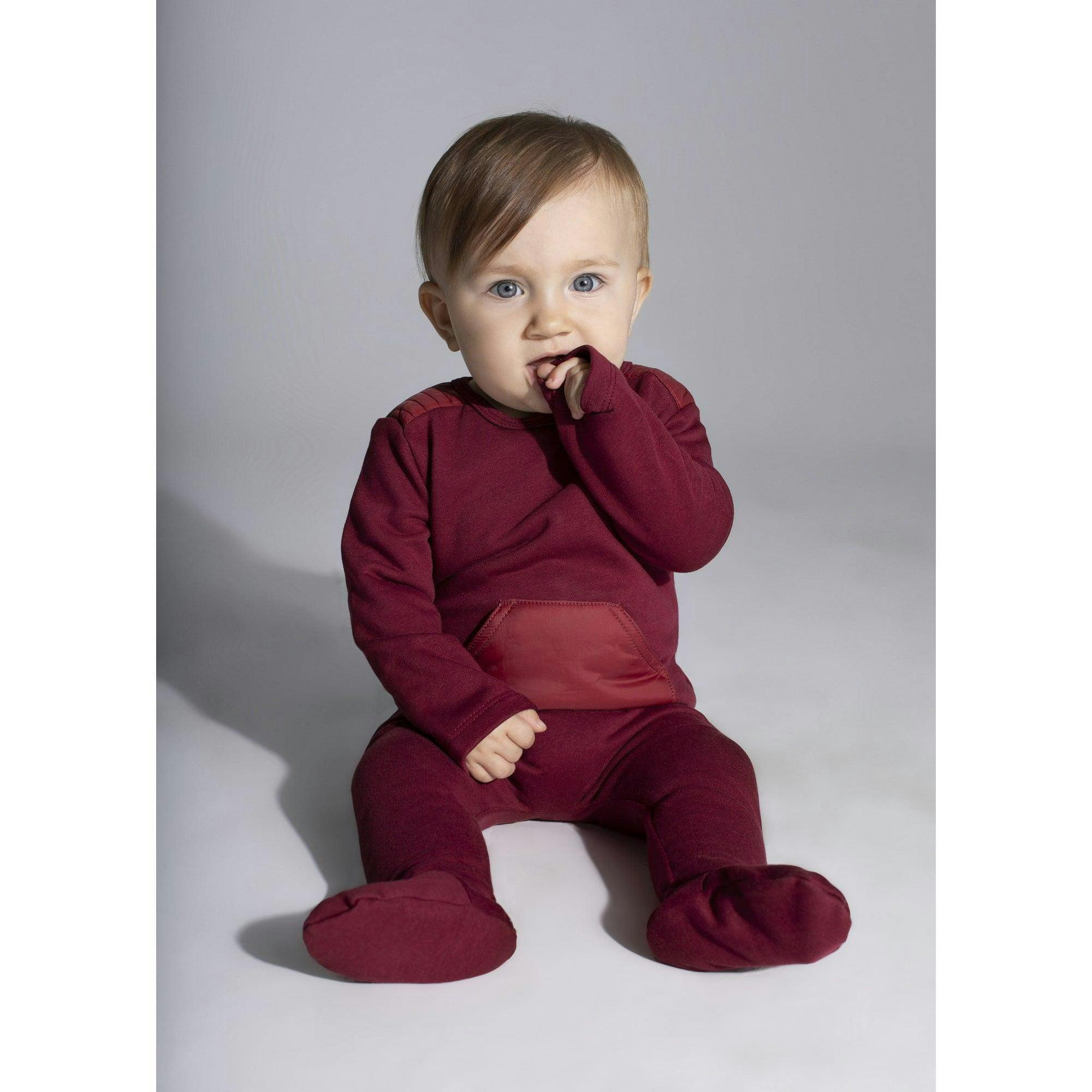 Baby Unisex Puffed Pocket Sweater