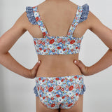 girls americana blossom bandeau bikini