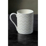 Mug Cup Zig Zag In Luxury Box White Diam. 2.5"