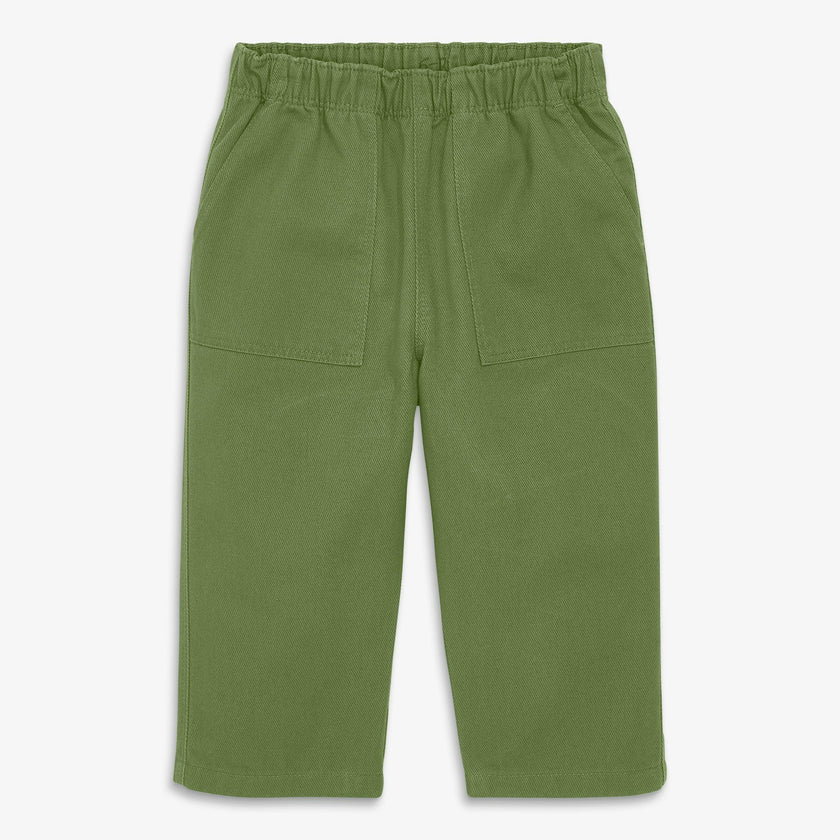Baby cotton twill pocket pant