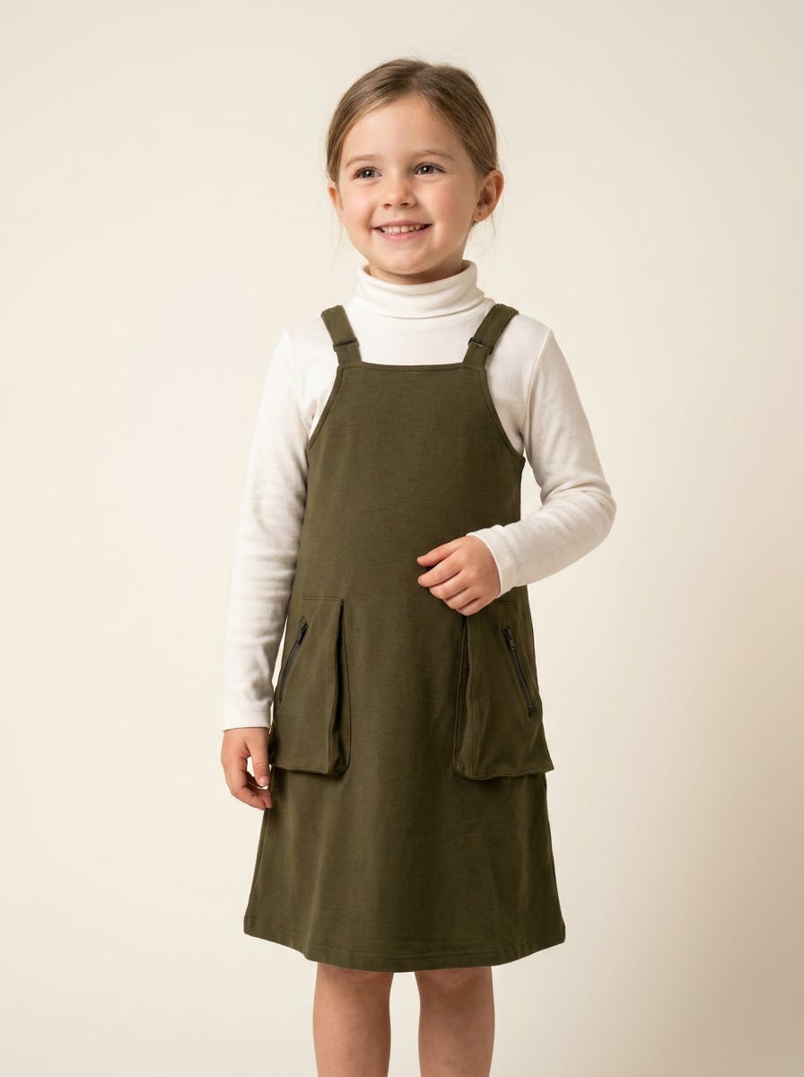 Girls Buckle Jumper