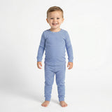 Cobalt Stripe Bamboo Toddler Pajama Set